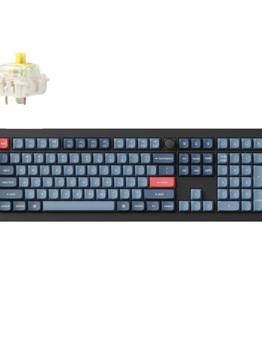 Keychron V6 Max Wireless Custom Keyboard - BANANA Switch