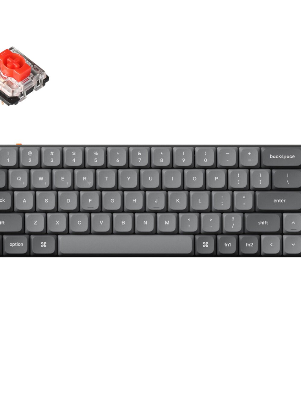 Keychron K7 Max QMK/VIA 65% Wireless Custom Mechanical Keyboard | RED Switches