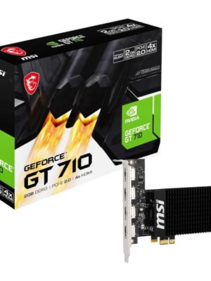 MSI Nvidia GeForce GT 710 2GD3H 2GB 64-BIT 4x HDMI Graphics Card
