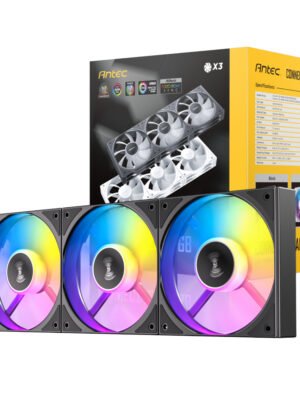 Antec Connect 120 ARGB PWM Fan 3 Pack - Black