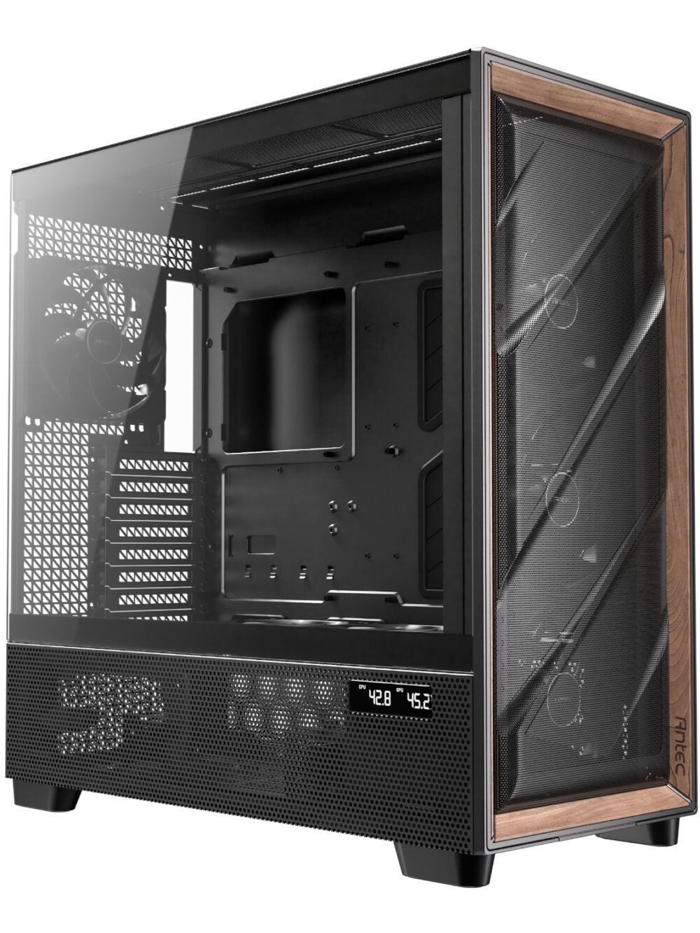 Antec FLUX PRO E-ATX Full Tower Gaming Chassis – Black