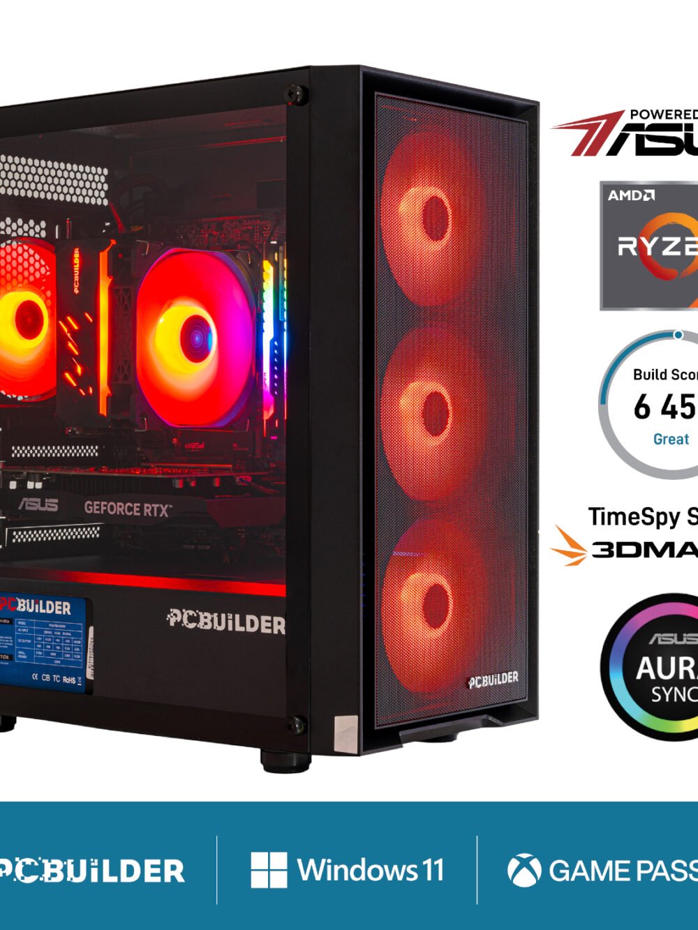 PCBuilder Ryzen 5 5600XT SENTINEL Windows 11 Gaming PC