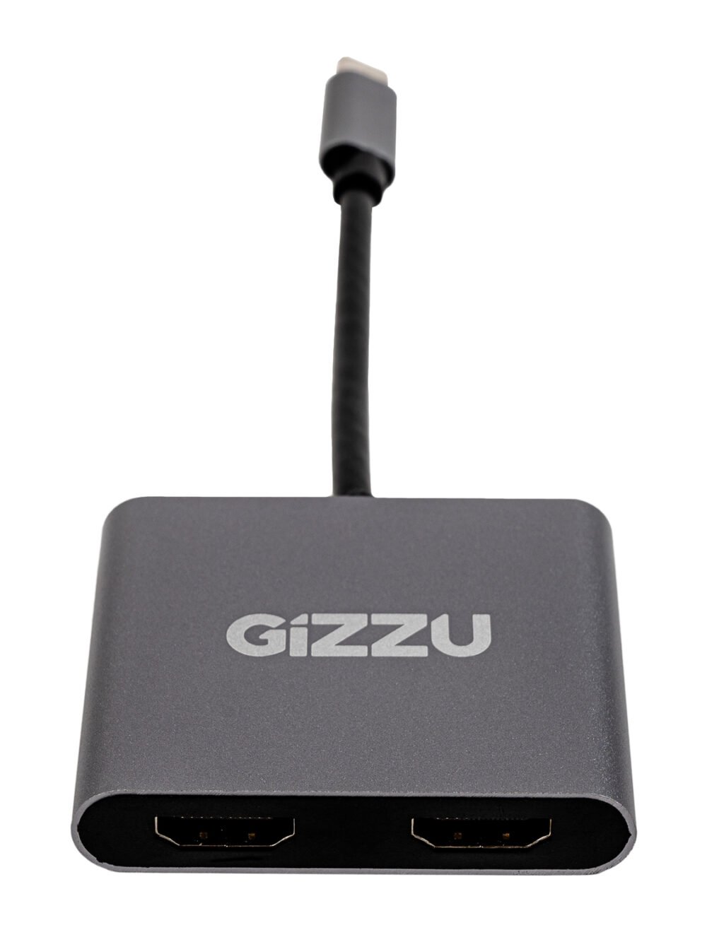 Gizzu 4-in-1 Type-C to Dual HDMI Hub