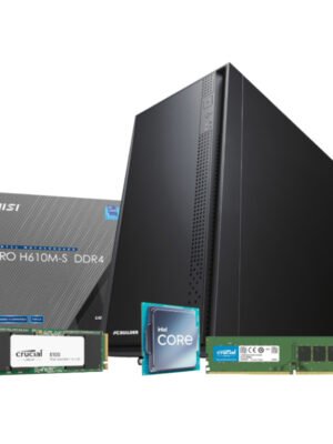 PCBuilder Intel i5-12400 OFFICE MASTER Core Windows 11 Pro Desktop PC