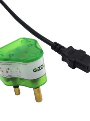 Gizzu Surge Protector 16A Kettle Plug Cable 1.5M