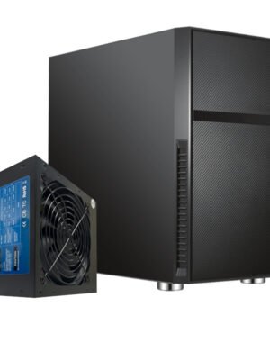 PCBuilder Black Box Micro-ATX Chassis + 300W PSU