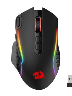 REDRAGON Taipan Pro 10000DPI RGB Wireless Gaming Mouse - Black