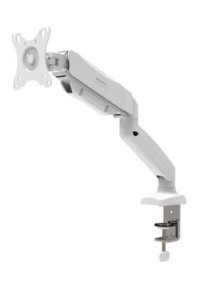 PORT Monitor Arm VESA Single Screen - White