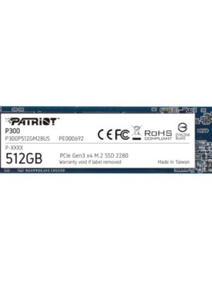 Patriot P300 512GB M.2 PCIe NVMe SSD