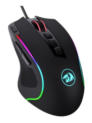 REDRAGON PREDATOR 4000DPI RGB Ergo Gaming Mouse - Black