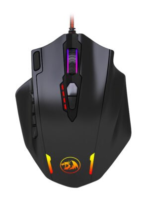 REDRAGON IMPACT 12400DPI MMO Gaming Mouse - Black