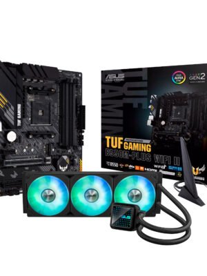 Asus TUF GAMING B550M-PLUS WIFI II and Asus Prime LC 360 ARGB Liquid CPU Cooler Bundle