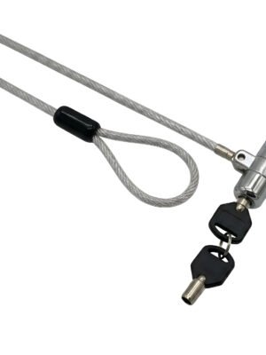 GIZZU 1.8m T-Bar Laptop Cable Lock Master Key Compatible