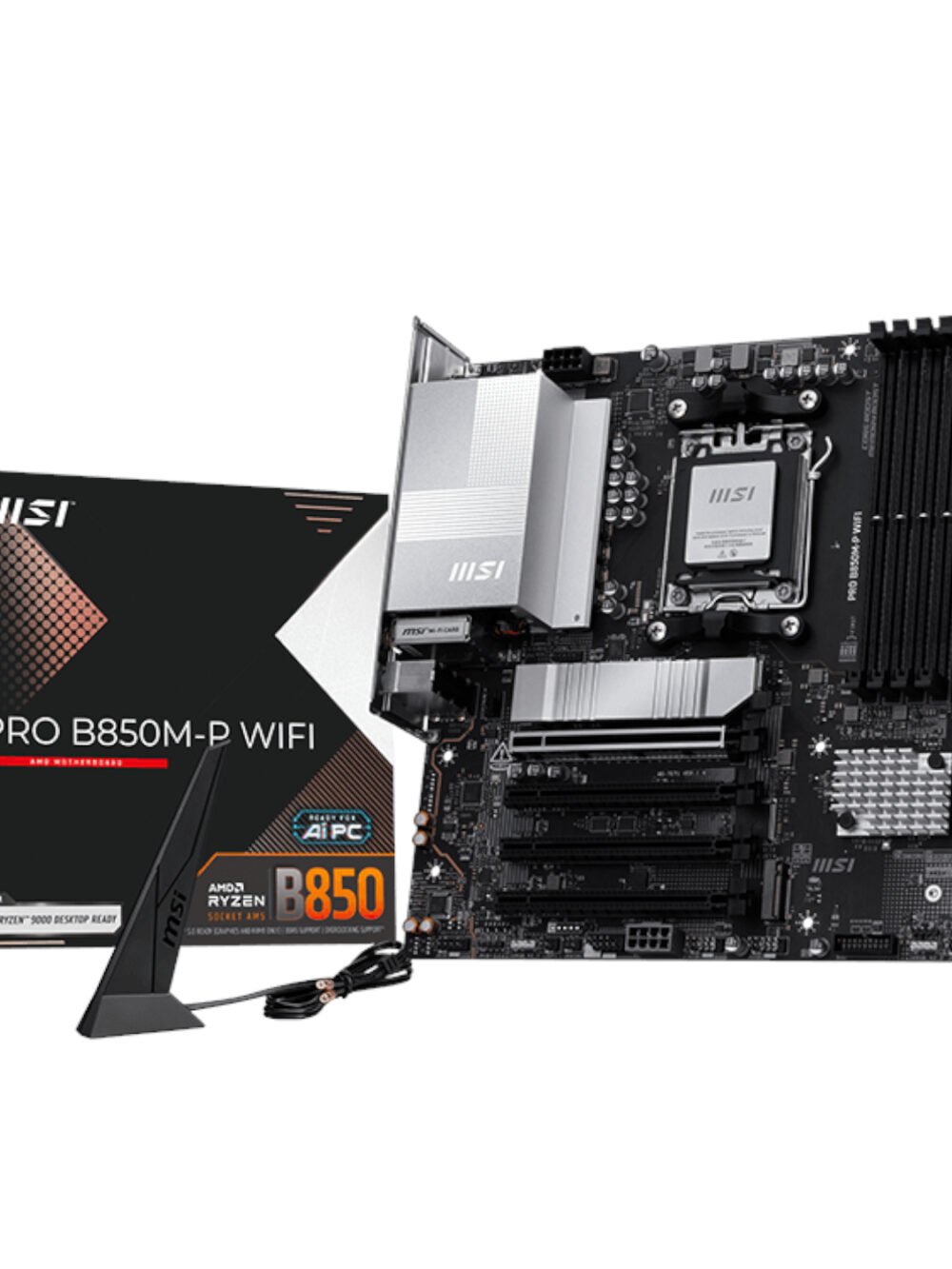 MSI PRO B850M-P WIFI AM5 mATX Motherboard