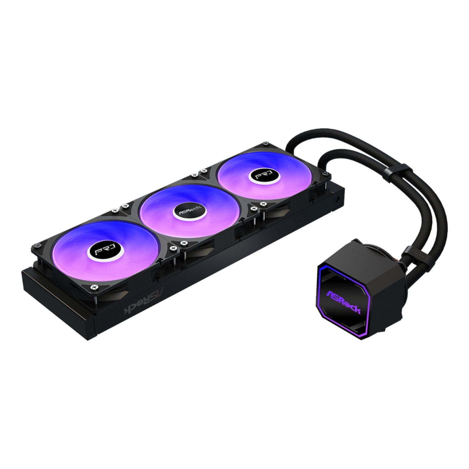 ASRock PRO 360 ARGB All-in-one Liquid CPU Cooler - Black - Image 4