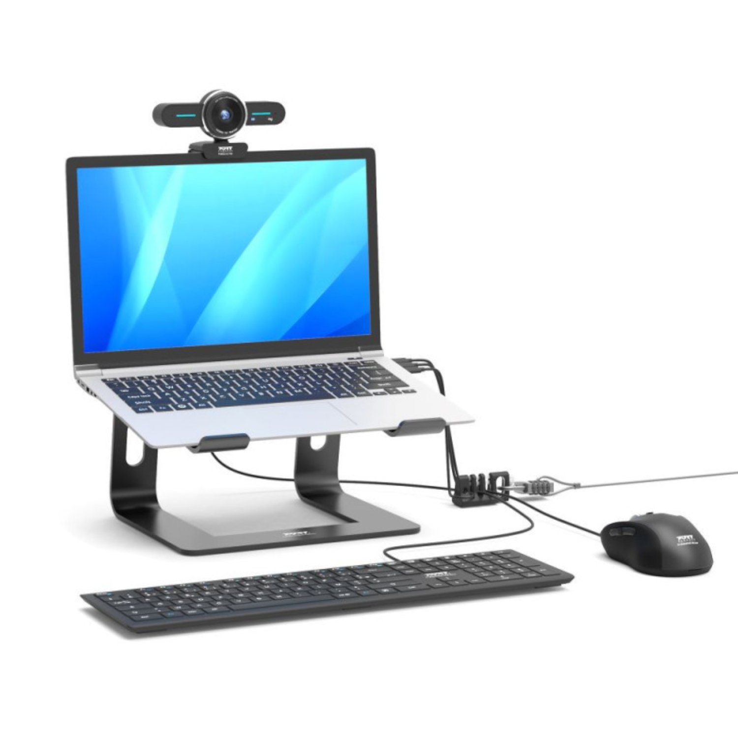 Port Connect Desktop Cable Manager for Mouse and Keyboard - Image 6