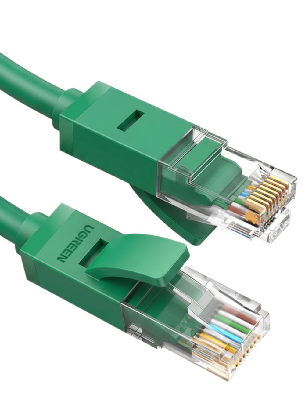 UGREEN RJ45 CAT6 0.5m LAN Network Cable - (1Gbps, 250MHz) – Green