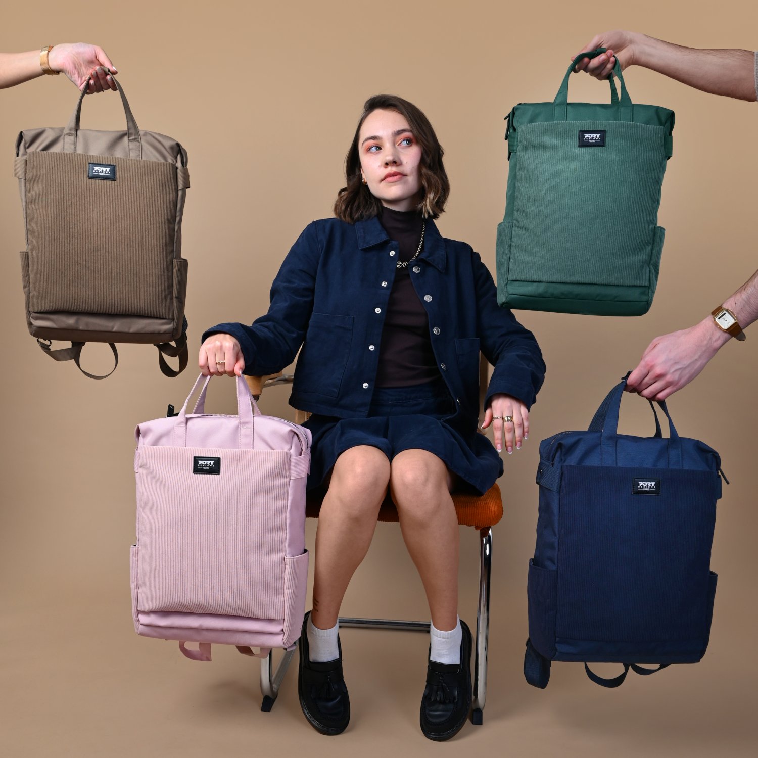 Port Designs Milano II ECO 14/16″ Totepack – Blush Pink - Image 5