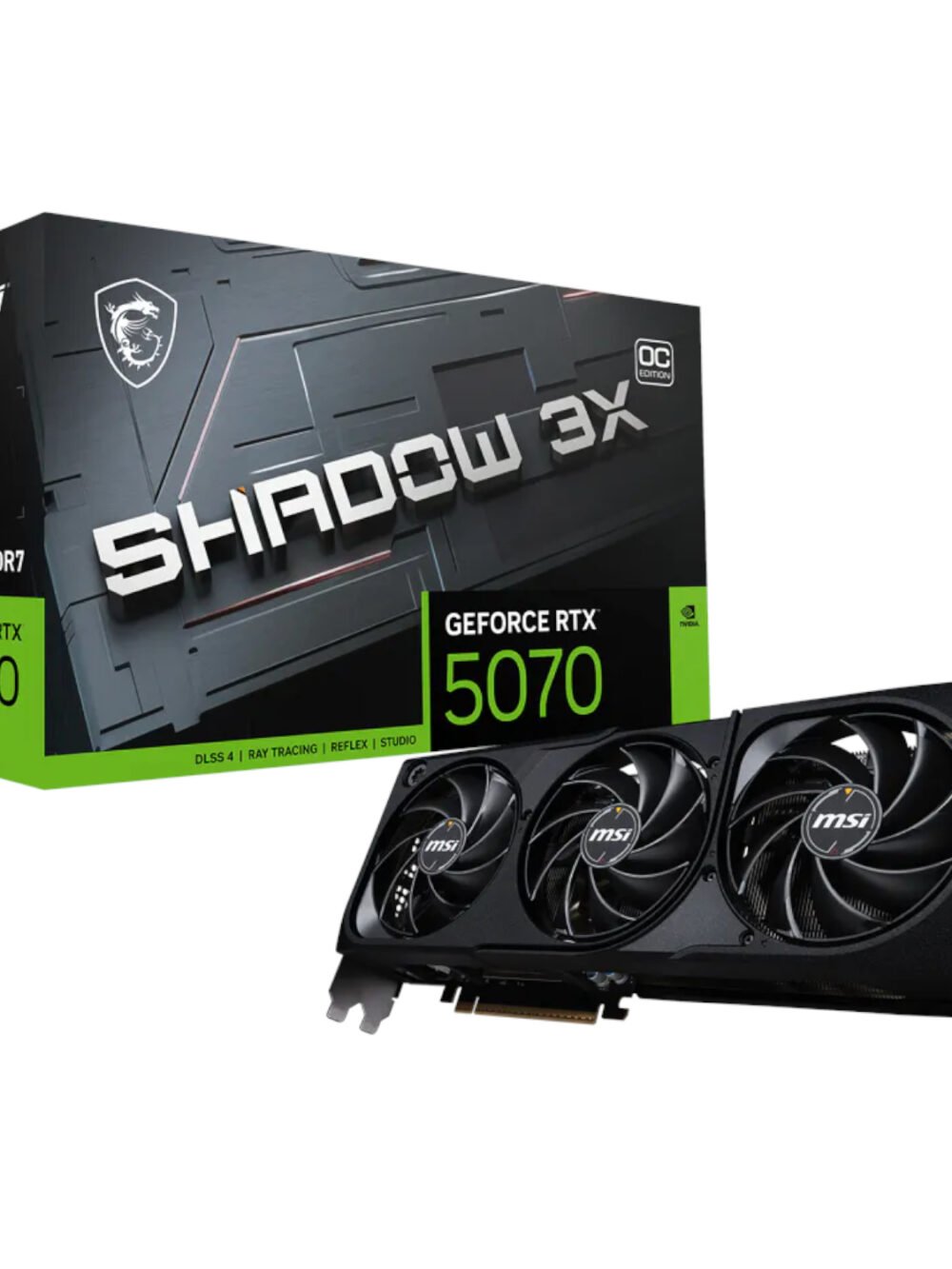 MSI NVIDIA GeForce RTX 5070 Shadow 3X OC 12GB GDDR7 Graphics Card