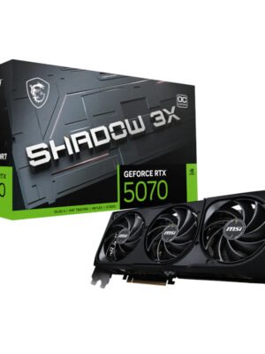 MSI NVIDIA GeForce RTX 5070 Shadow 3X OC 12GB GDDR7 Graphics Card