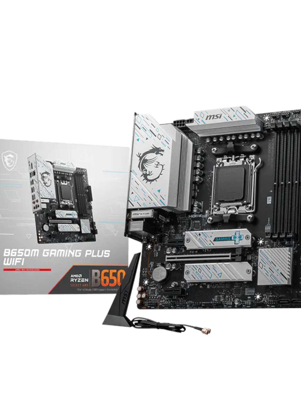 MSI B650M Gaming Plus WiFi AM5 M-ATX Gaming Motherboard