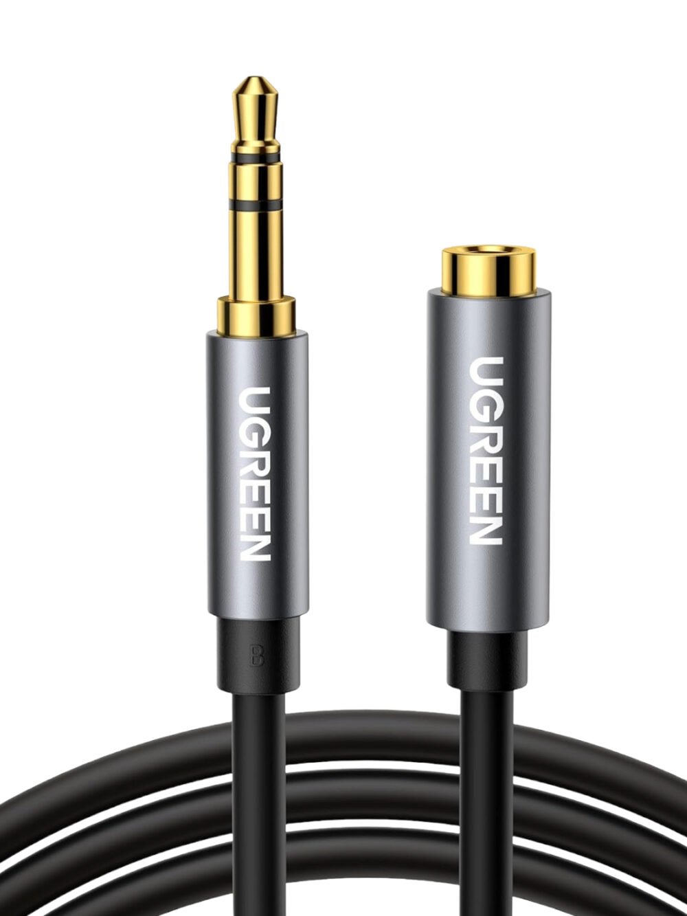 UGREEN AV118 3.5mm AUX Extension Cable 3m – Male to Female –(Black)