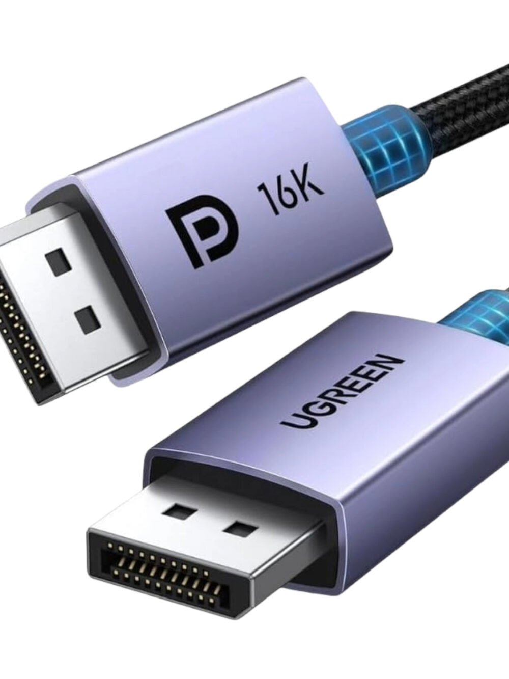 UGREEN DP2.1 Male to Male 16K Braided 1M Cable