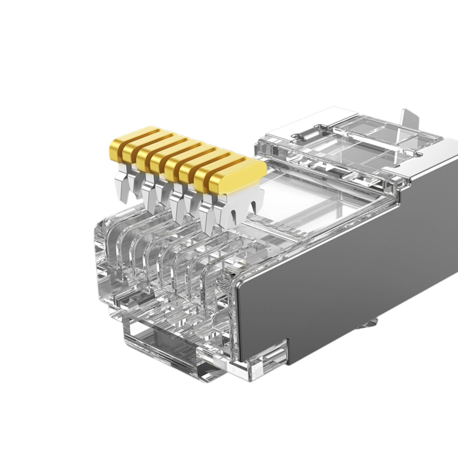UGREEN Cat 7 Shielded RJ45 Modular Plug 10 Pack - Image 2