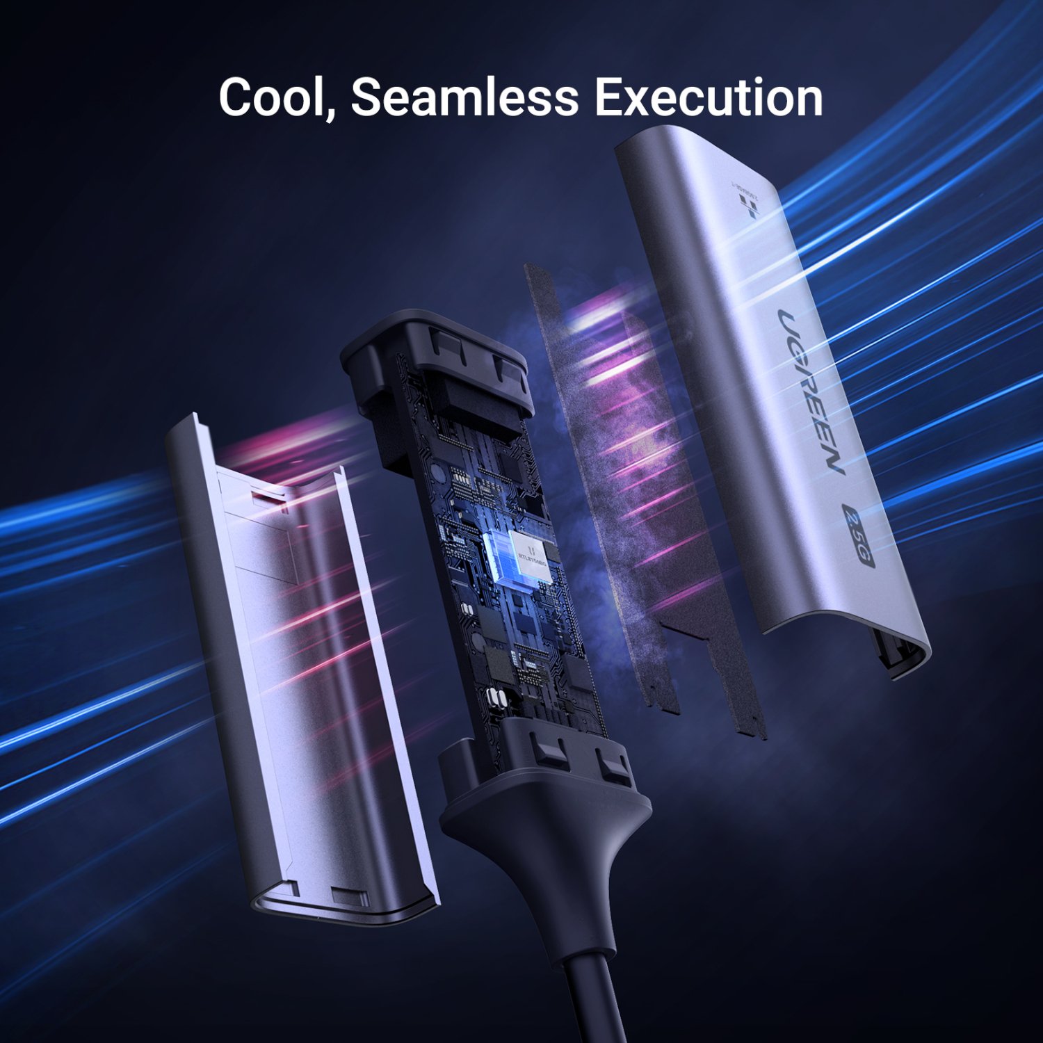 UGREEN USB3.0 C to 2.5Gbit Ethernet Adapter - Image 2