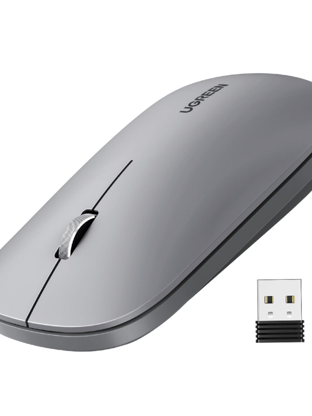 UGREEN Portable 2.4GHz Wireless Mouse - Grey