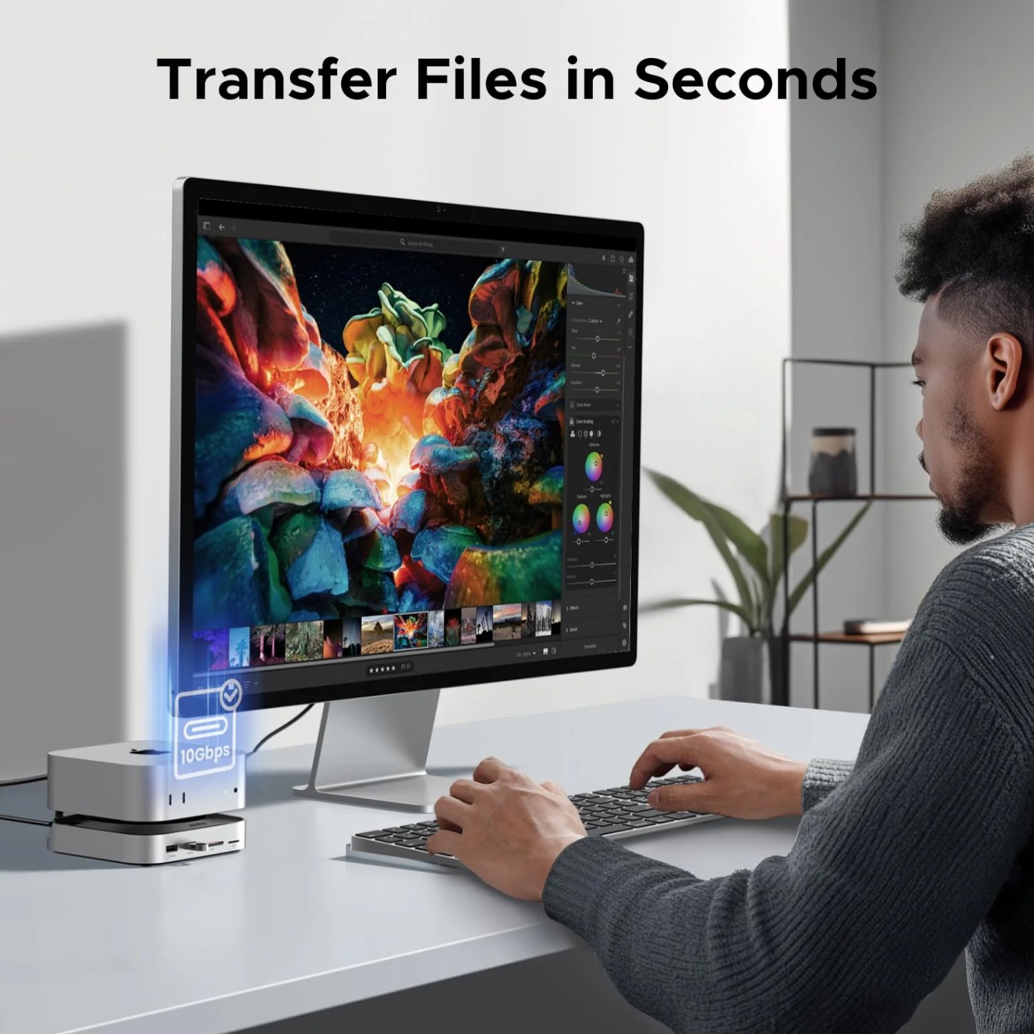 UGREEN Mac mini M4 11-in-1 Dock with SSD Enclosure - Image 6