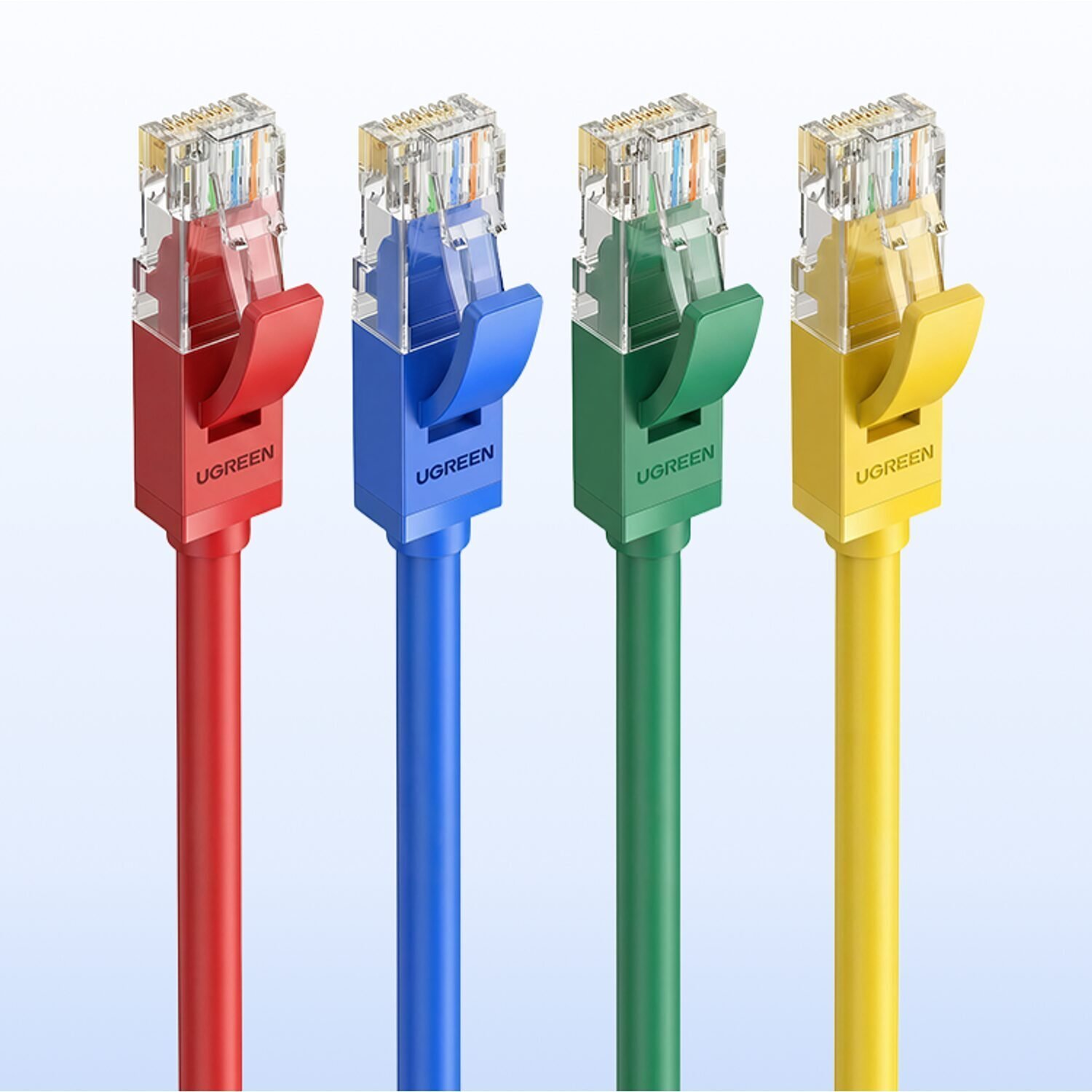 UGREEN Cat6 UTP Flat Ethernet Cable 1M – Yellow - Image 5