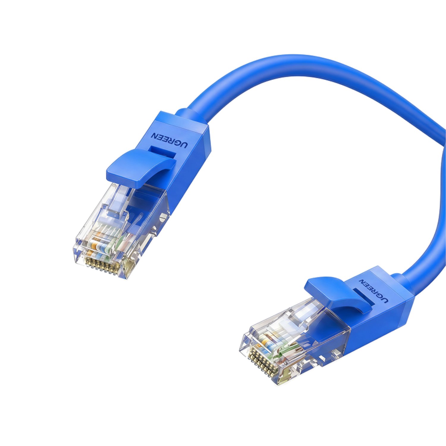 UGREEN Cat6 UTP Flat Ethernet Blue Cable - 1 Metre - Image 2