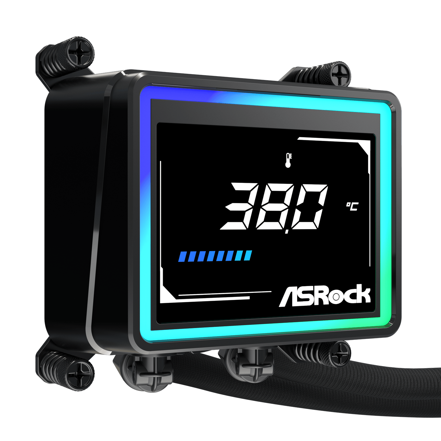 ASRock Challenger 360 Digital AIO Liquid Cooler - Black - Image 3