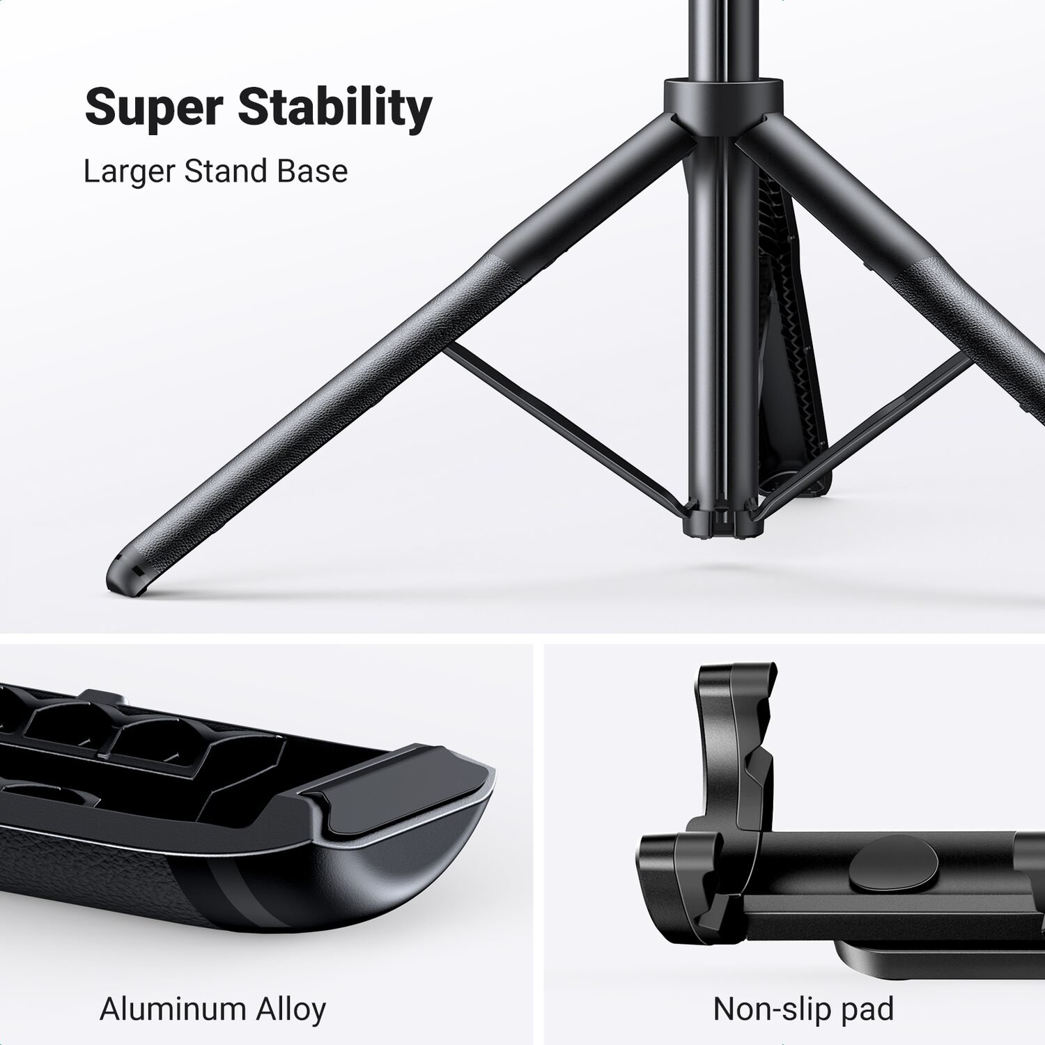 UGreen Selfie Stick Tripod with Bluetooth Remote - Image 4