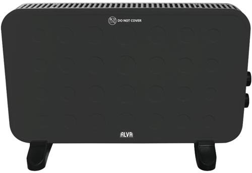Alva 2000w Electric Convection Black Heater - Image 2