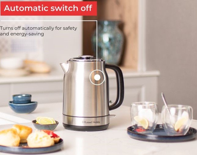 Russell Hobbs 1.7 Litres Cordless Stainless Steel Kettle - Image 6