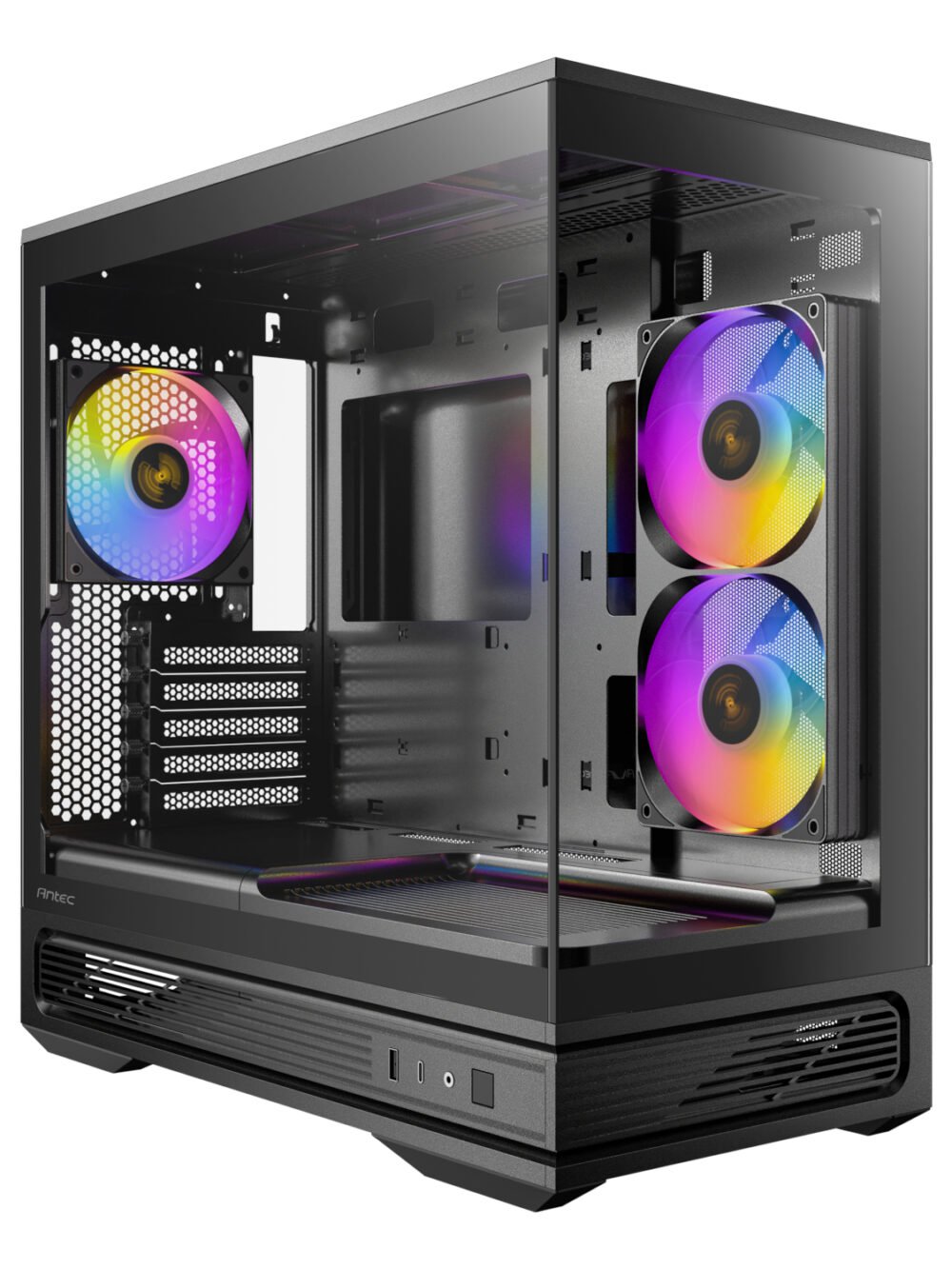 Antec C2M ARGB Compact Micro-ATX Gaming Chassis - Black
