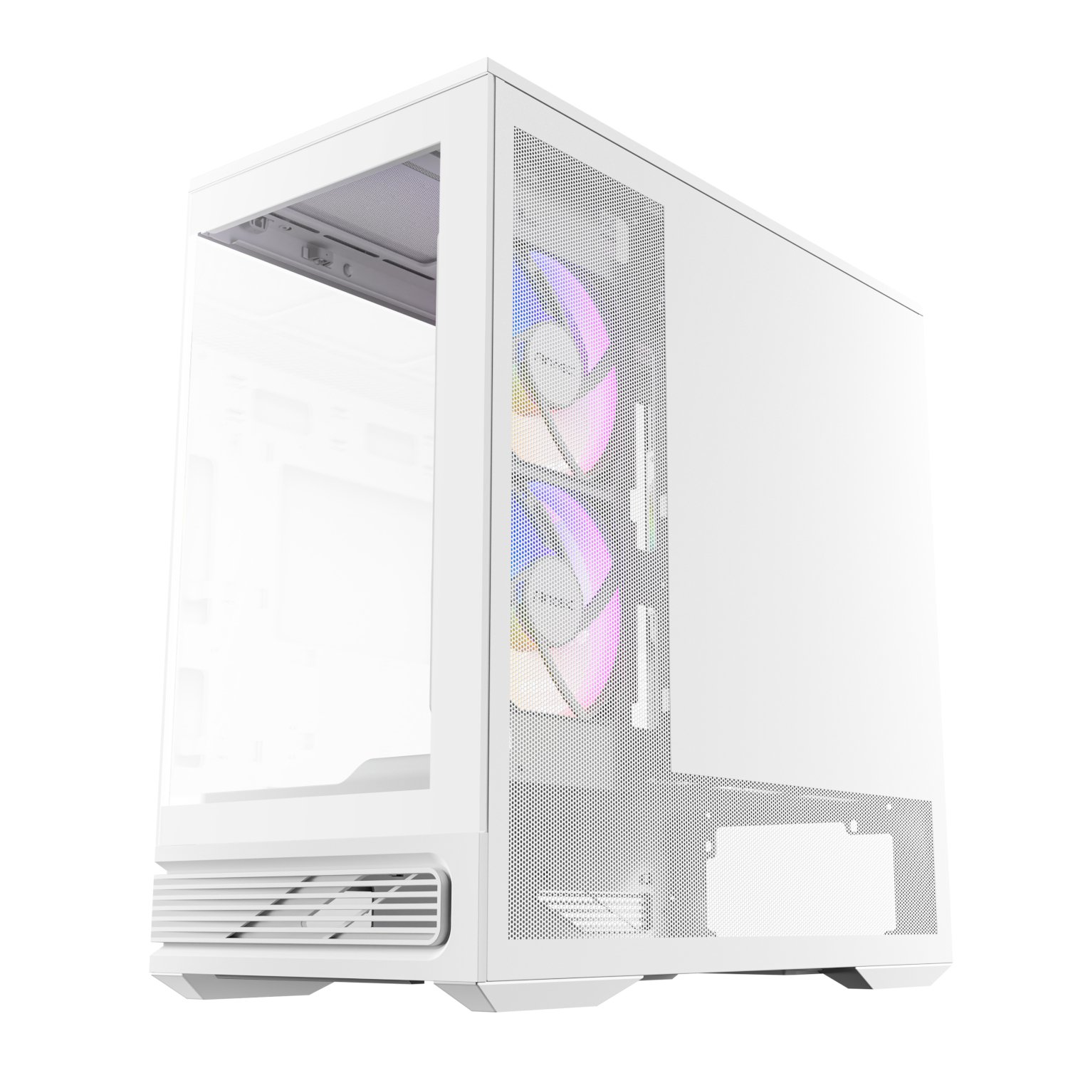 Antec C2M ARGB Compact Micro-ATX Gaming Chassis - White - Image 3