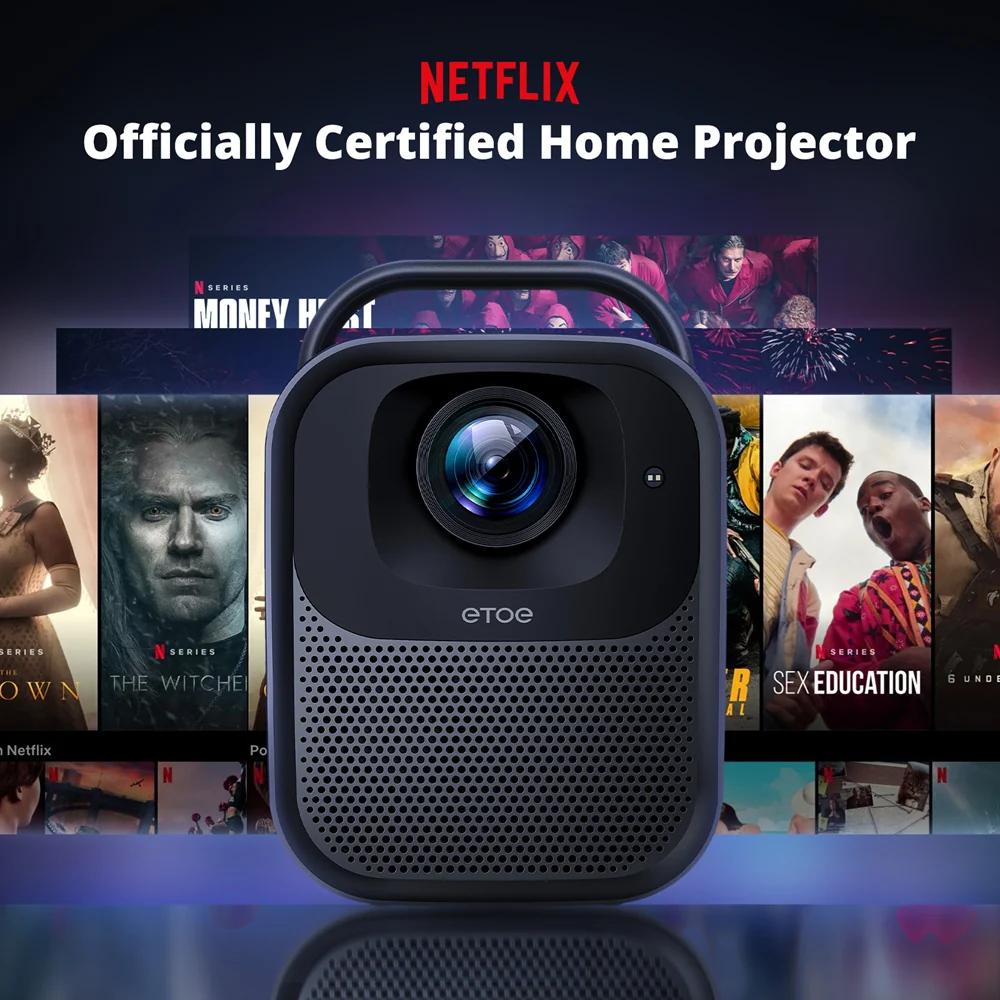 ETOE Seal Pro Google TV Home Cinema Projector with Netflix - Image 7