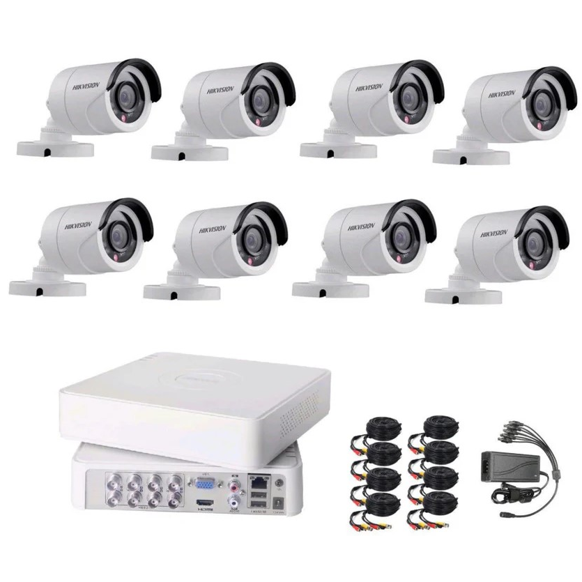 Hikvision 8 Channel 720p DIY Complete Surveillance Kit