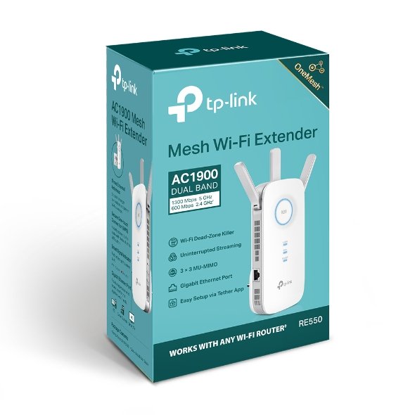 TP Link RE550 AC1900 WiFi Range Extender - Image 4