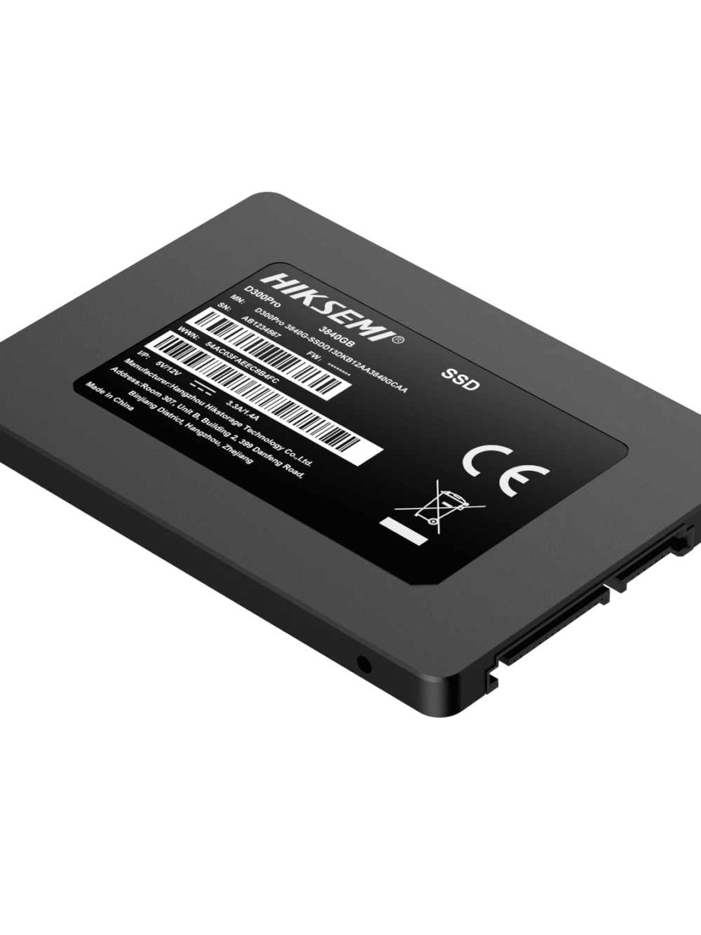 Hiksemi D300 PRO Tantalum Capacitor 3840GB SATA III Enterprise SSD