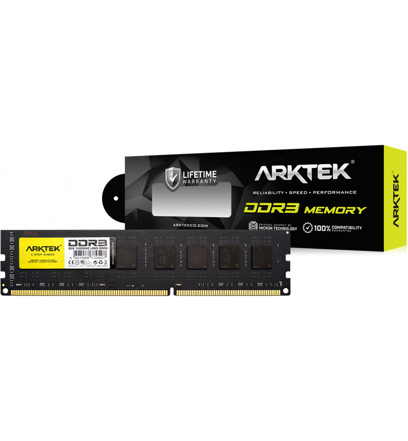 ARKTEK DIMM: DDR3 1600MHz 8GB