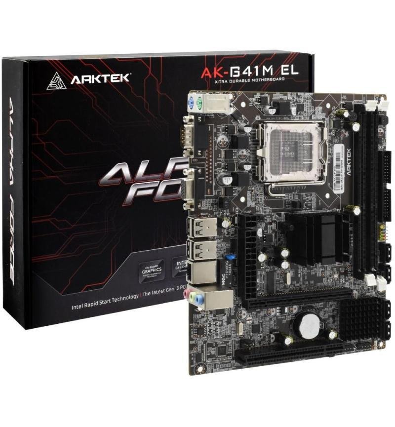 ARKTEK AK-G41M EL Intel G41 LGA775 Micro-ATX Motherboard