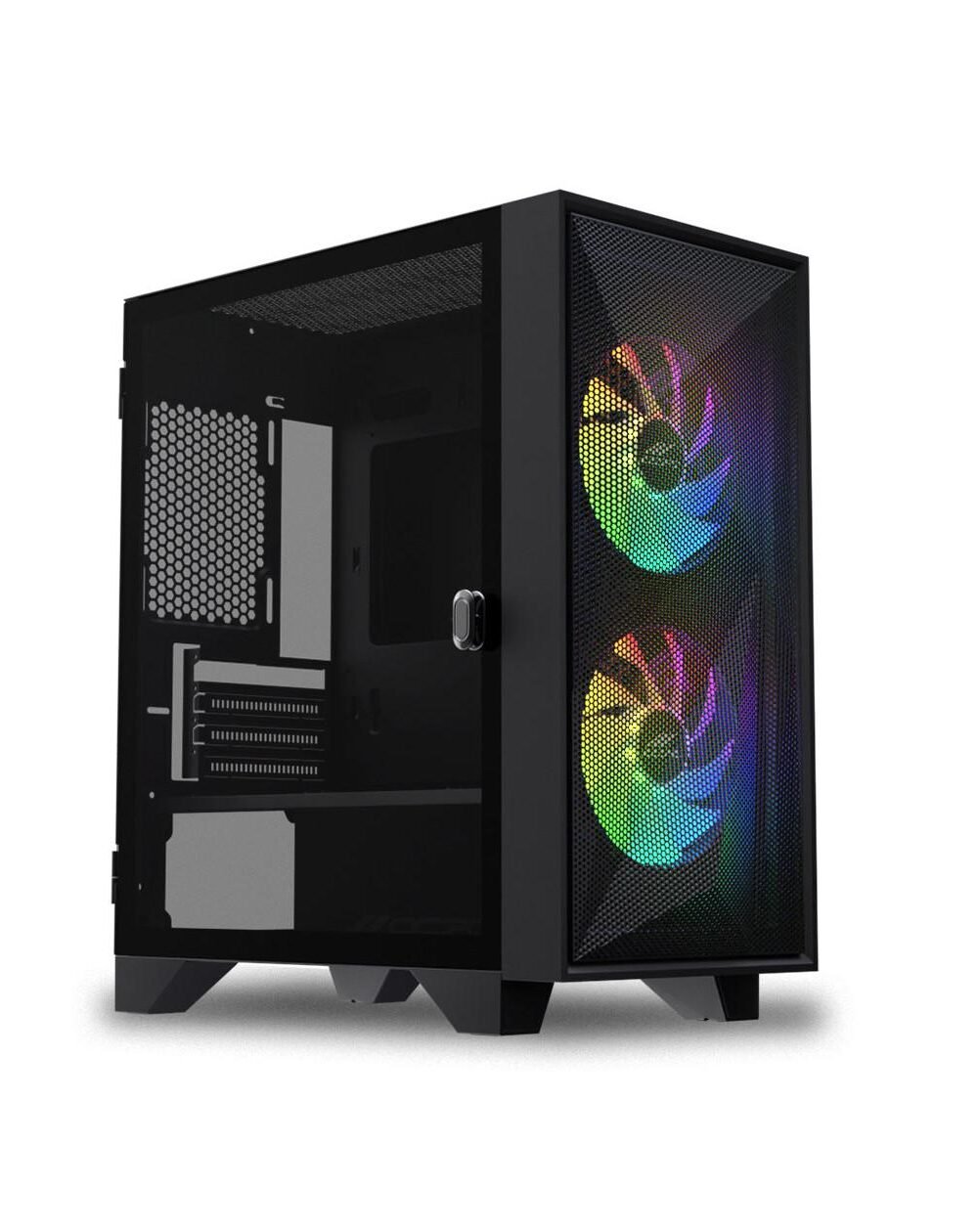 OCPC Scura Mesh M-ATX ARGB Black PC Case