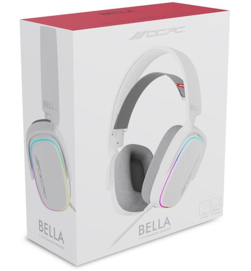 OCPC Bella Gaming Headset 7.1 | WHITE - Image 2