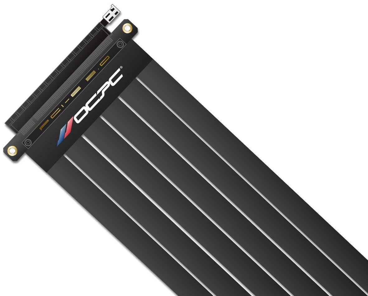 OCPC XTENDER PCIe 3.0 x16 Riser Cable - Black - Image 5