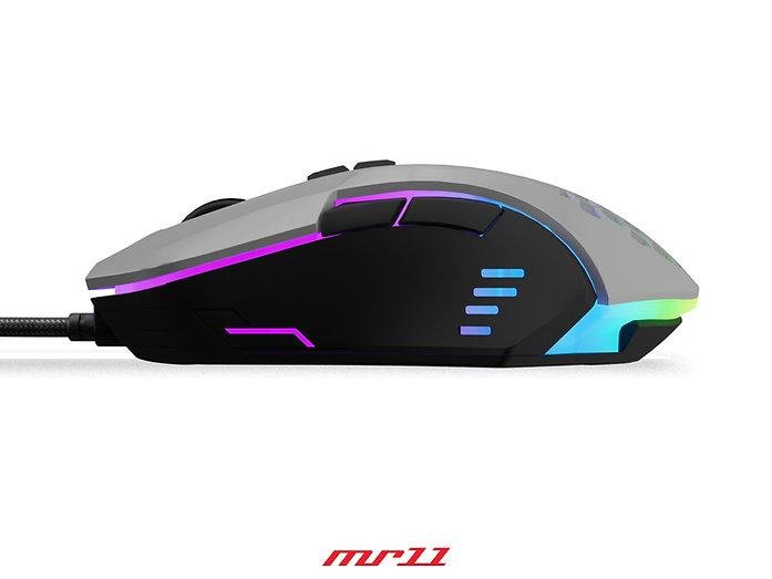 OCPC MR11 RGB Wired Gaming Mouse 7200 DPI Grey - Image 2