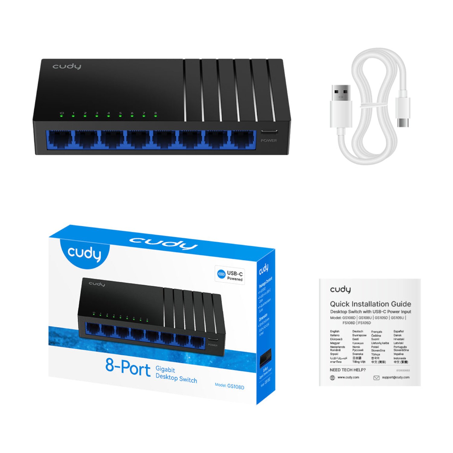 Cudy 8-Port Gigabit Desktop Switch - Image 3